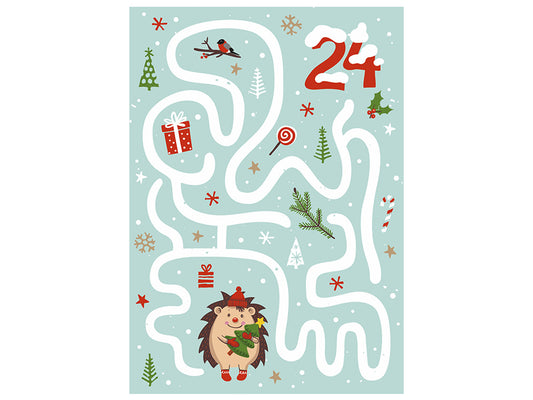 Postcard - Hedgehog in the Labyrinth