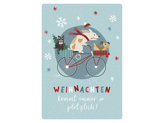 Postcard - Christmas always comes so suddenly