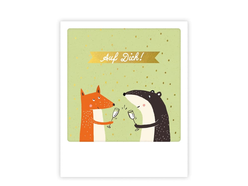 postkarte-polaroid-geschenk-karte-auf-dich-fuchs-dachs