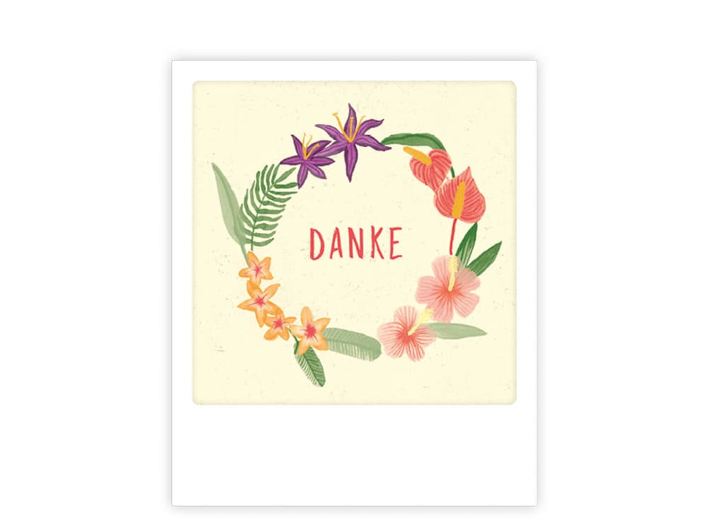 postkarte-polaroid-geschenk-karte-danke-tropical
