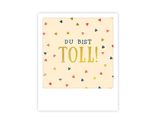 postkarte-polaroid-geschenk-karte-du-bist-toll-herzen-gold