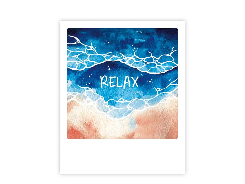 postkarte-polaroid-geschenk-karte-relax