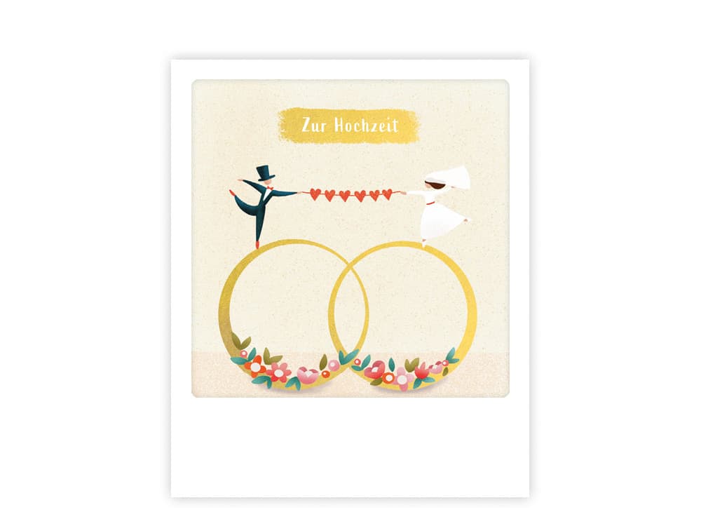 postkarte-polaroid-geschenk-karte-zur-hochzeit-gold
