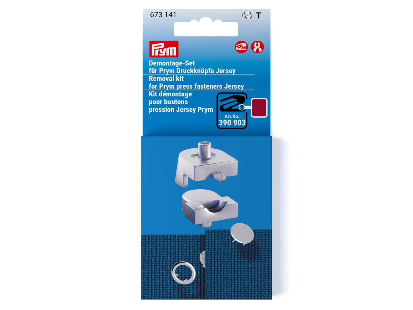 Prym - Demontage-Set für Prym Druckknöpfe Jersey, 8 und 10 mm