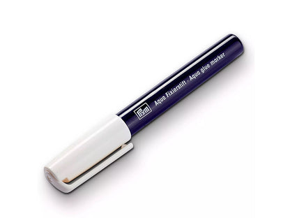 Prym Aqua-Fixiermarker für stoffe - Klebestift zum Fixieren von Borten und Reißverschlüssen.