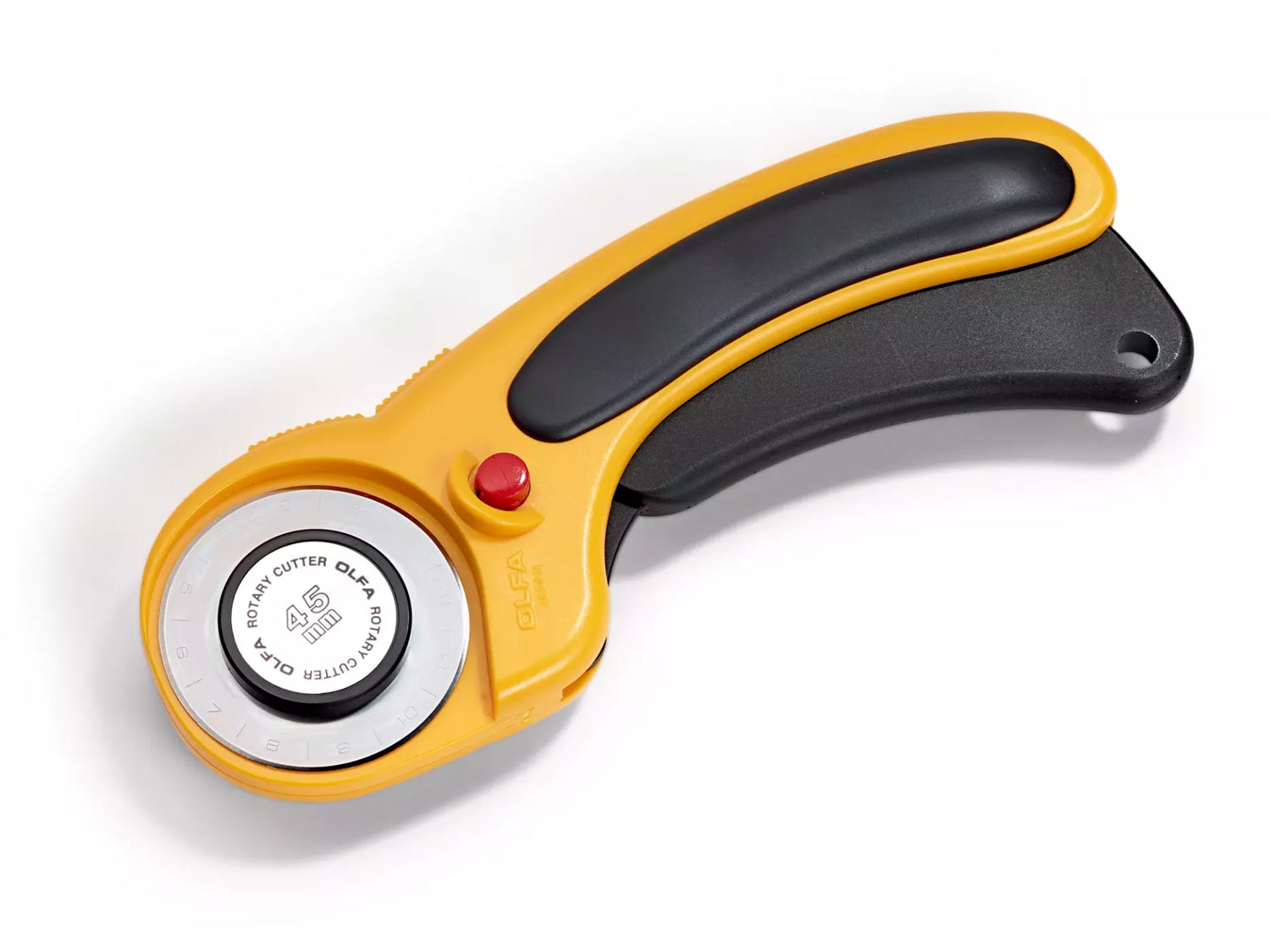 Prym 45mm Comfort rotary cutter, ergonomic design for easy fabric cutting