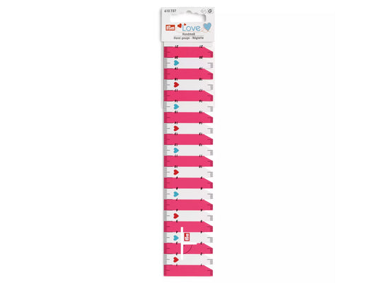 Prym Love Handmaß in verschiedenen Größen, flexibles Messwerkzeug für präzise Arbeit an der Nähmaschine.