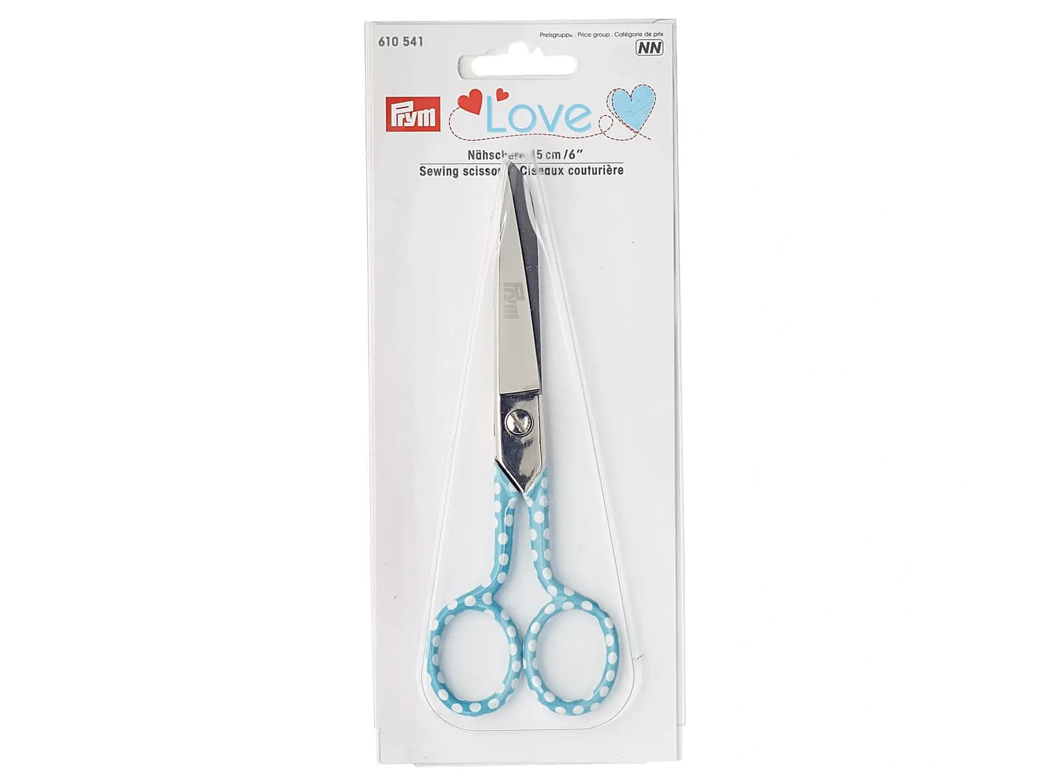 prym-love-610541-naehschere-schere-15-cm-mint-punkte