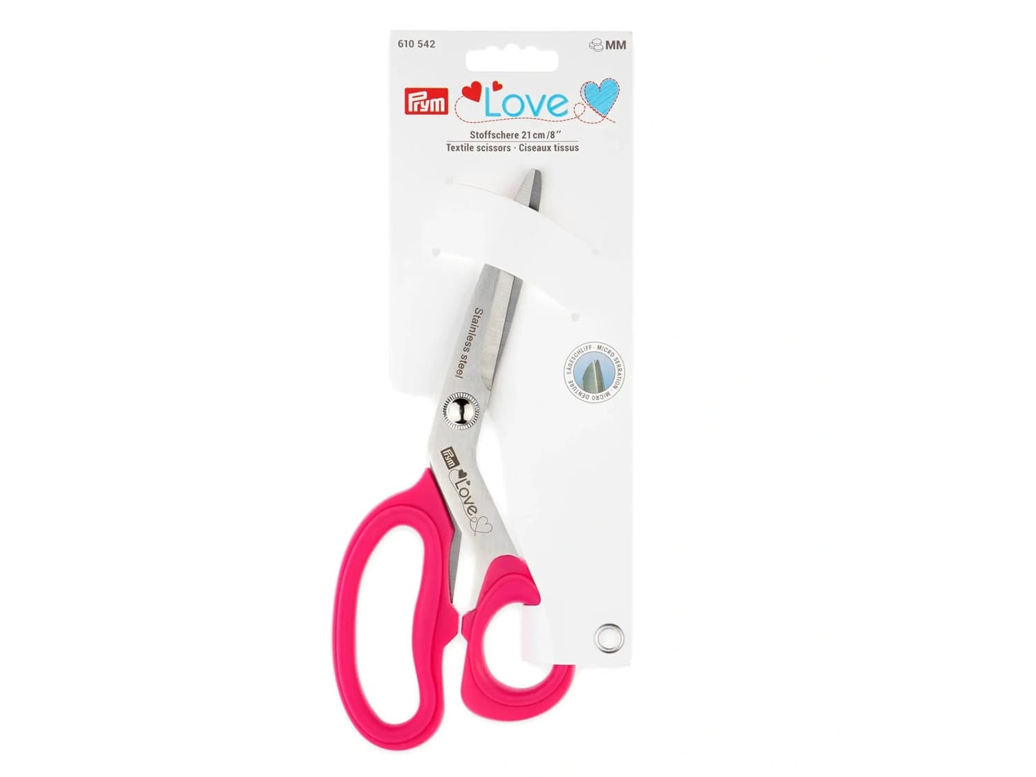 prym-love-610542-stoffschere-schere-21-cm-pink