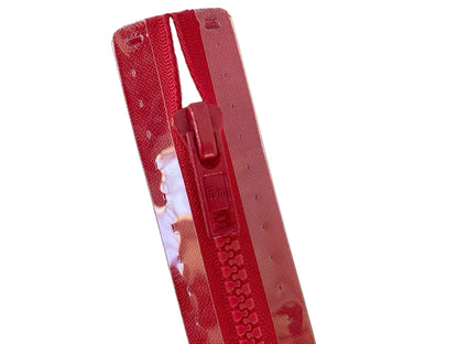 Prym Reißverschluss S4 - 75 cm teilbar - rot