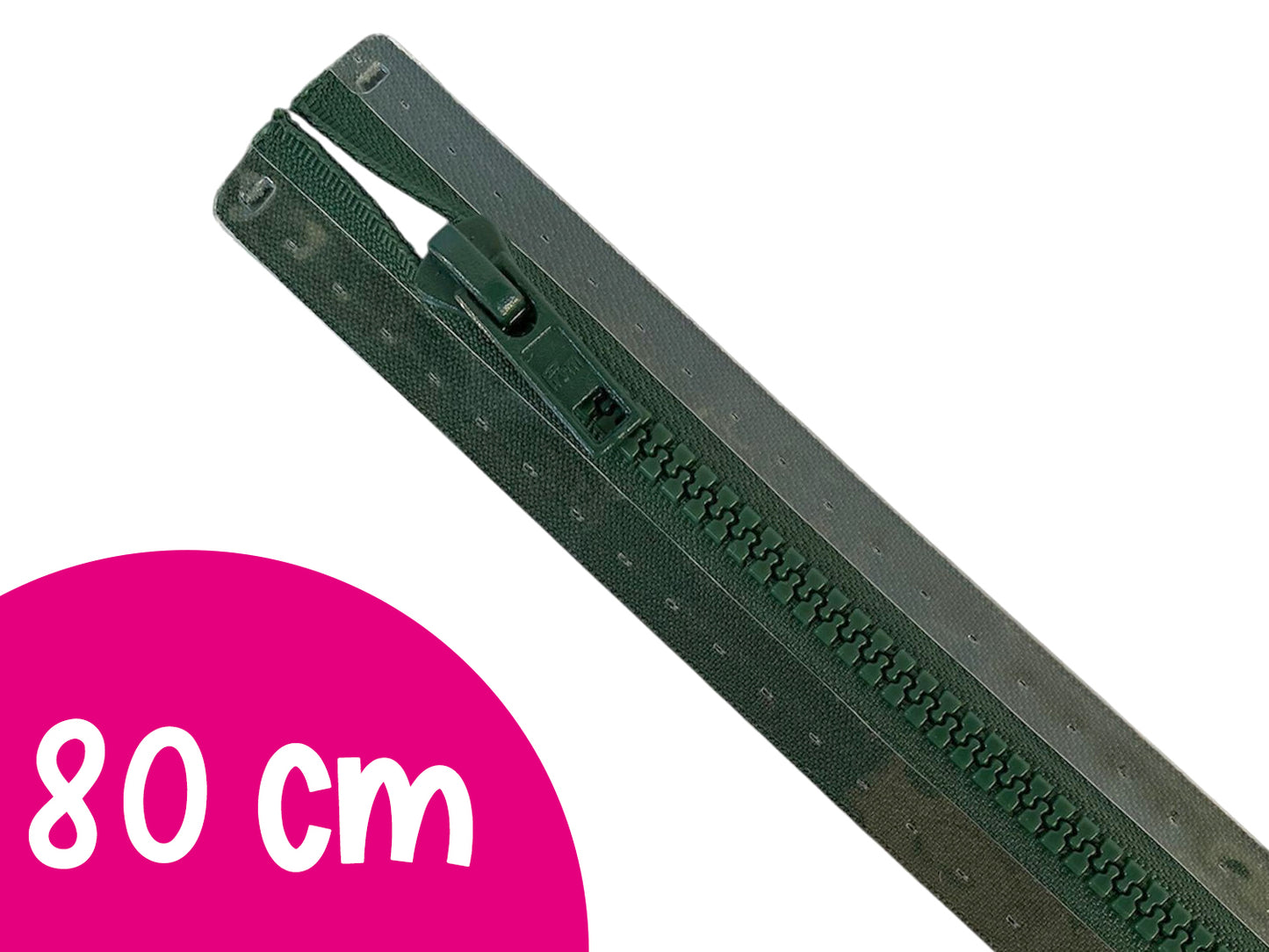 Fermeture éclair - 45 cm - gris foncé