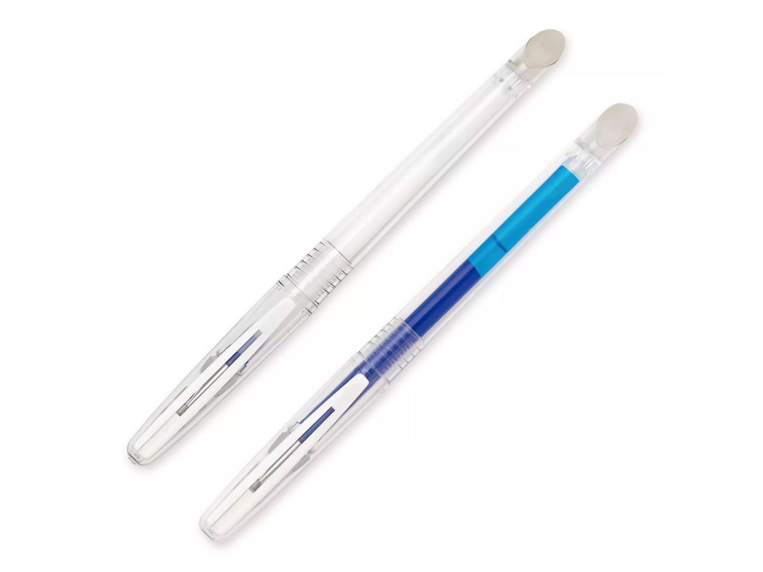 Prym THERMO-Trickmarker - hitzelöschbare Markierstifte für Nähen, Set mit blauem und weißem Stift.