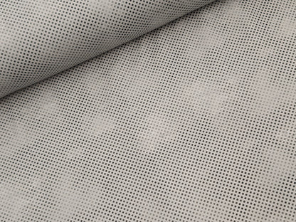 Jersey Stoff - Vintage Pünktchen grau