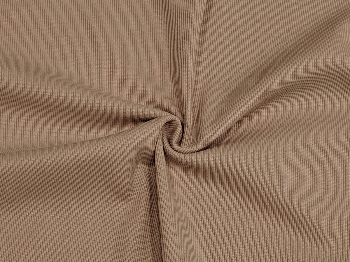Baumwolle Rippjersey - beige