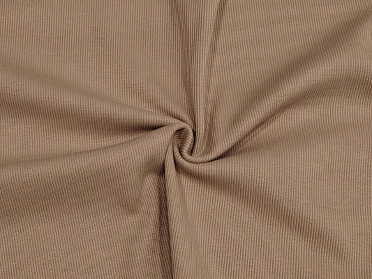 Baumwolle Rippjersey - beige