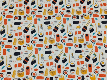 Jersey Stoff - Sushi