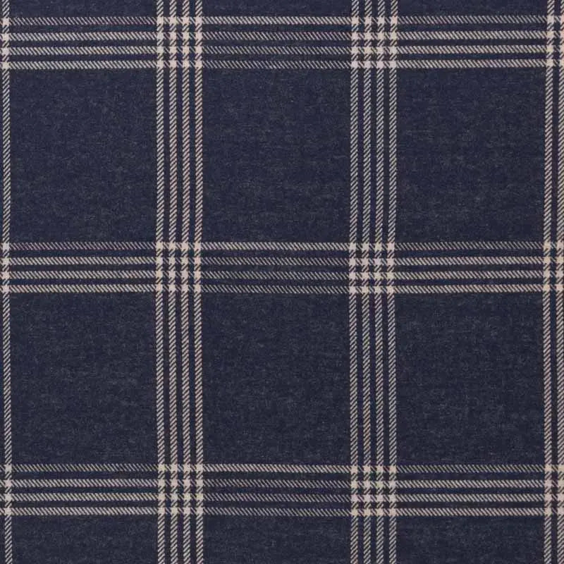 Jacquard Jersey - Cozy Collection - dunkelblau