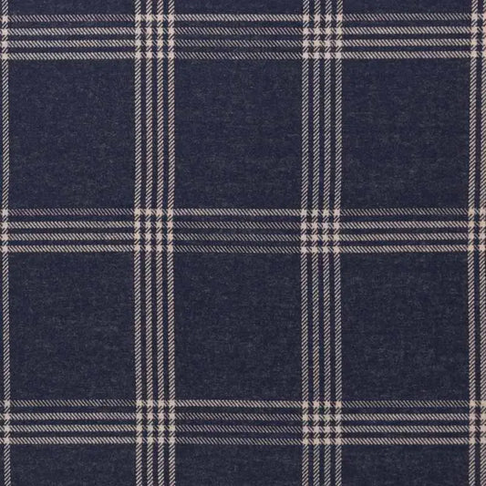 Jacquard Jersey - Cozy Collection - dunkelblau