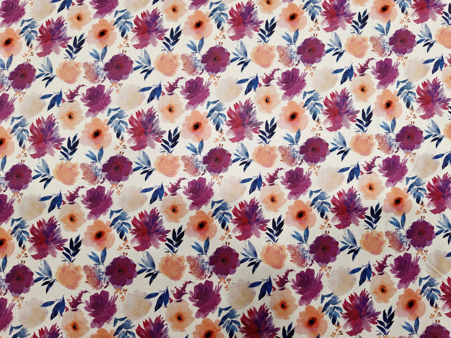 Viskose Jersey Stoff - Blumen