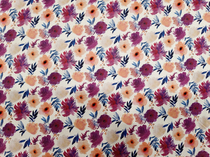 Viskose Jersey Stoff - Blumen