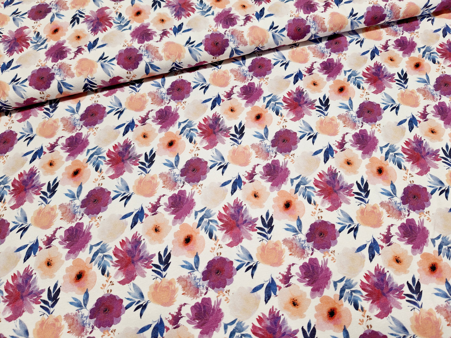 Viskose Jersey Stoff - Blumen