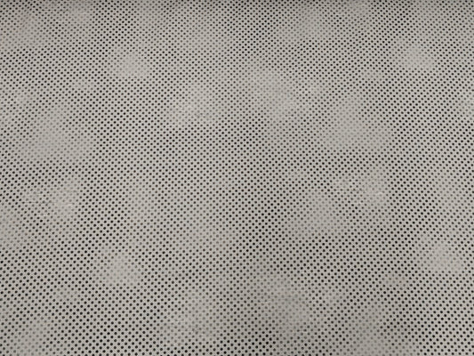 Jersey Stoff - Vintage Pünktchen grau