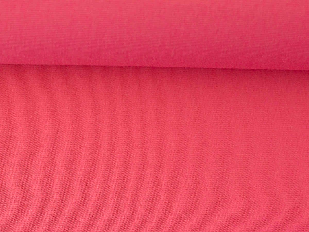 Viskose Jersey Stoff - Uni - bubblegum