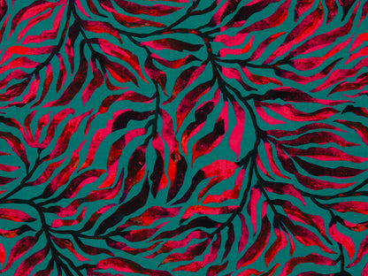 Jersey Stoff - Bienvenido Colorido, Luminoso, Aqua pink