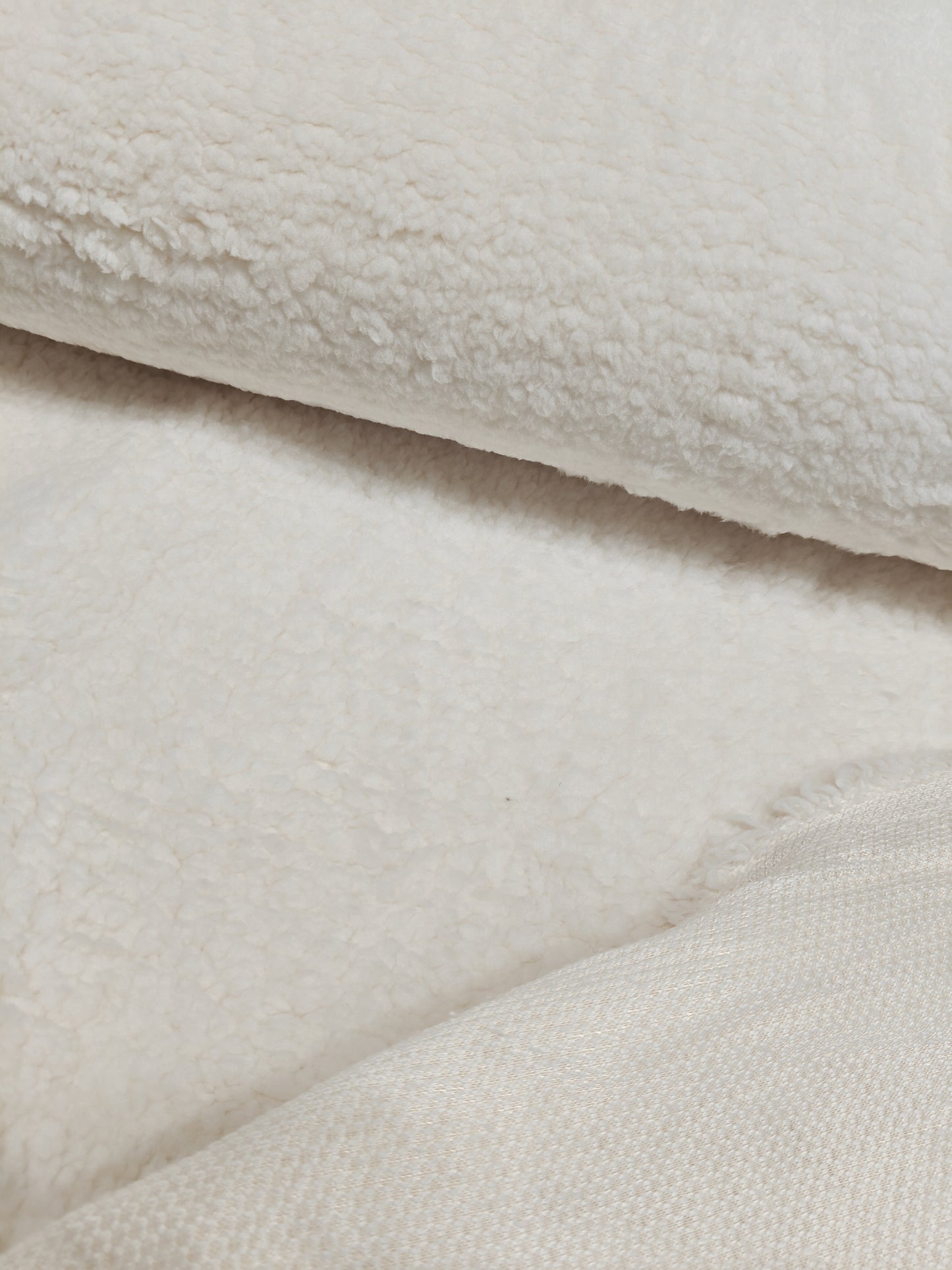 Weicher Kuschelfleece - creme