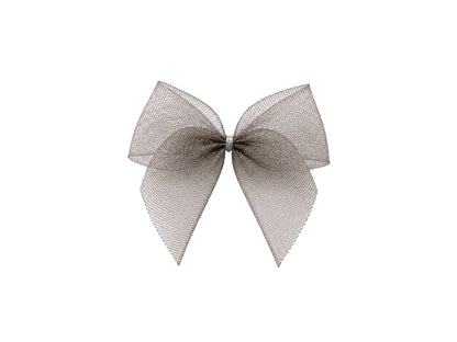 grau transparente organza schleife 24 mm für Schmuck, Dekoration und Accessoires