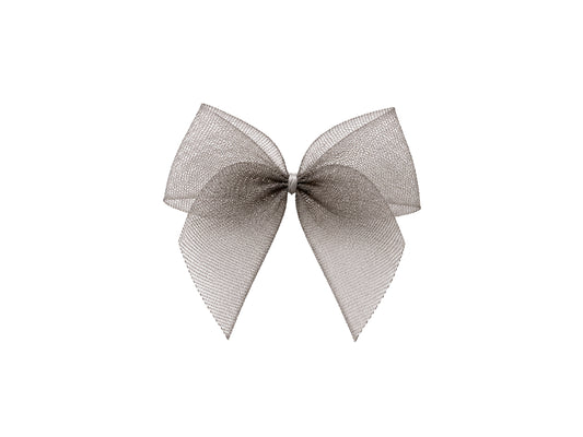 grau transparente organza schleife 24 mm für Schmuck, Dekoration und Accessoires