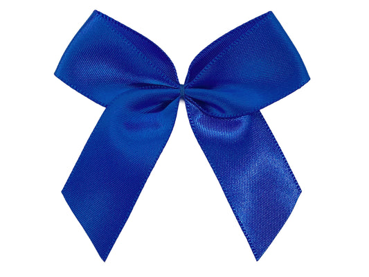 Satin Bow - 65 mm - royal blue