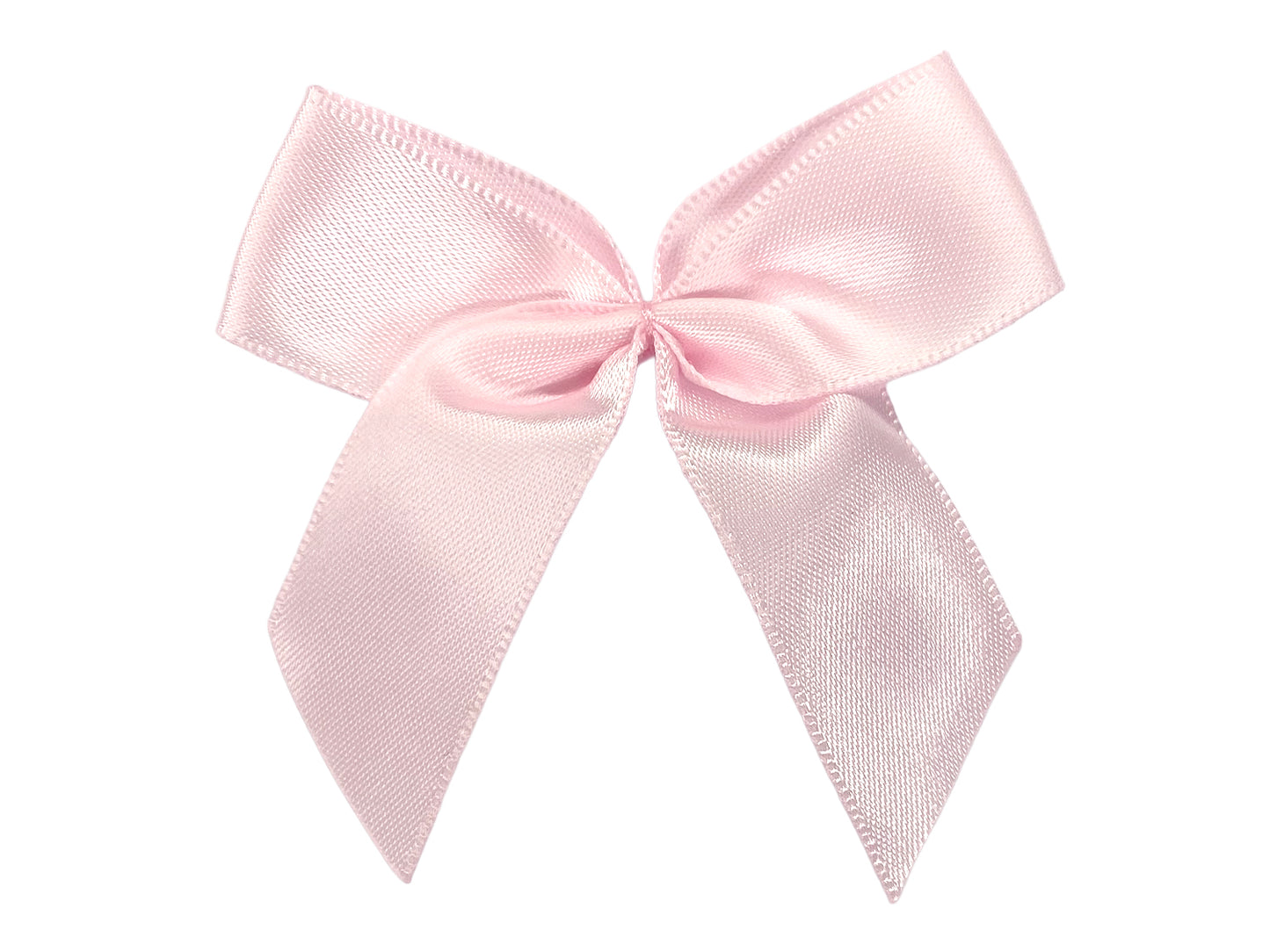 Noeud satin - 65 mm - rose clair