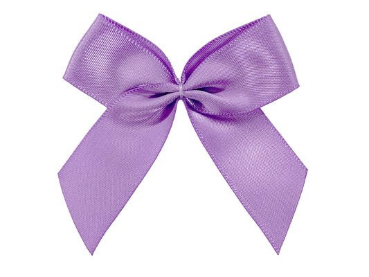 Satin Bow - 65 mm - light purple