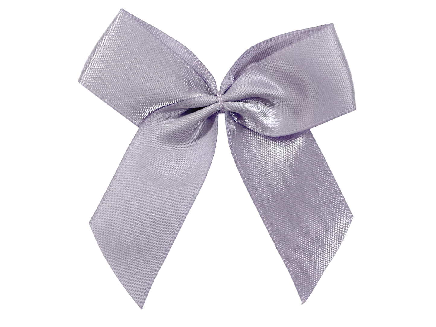 Noeud satin - 65 mm - mauve