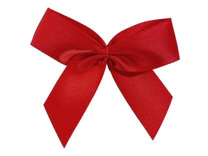 Satin Schleife - 65 mm - rot