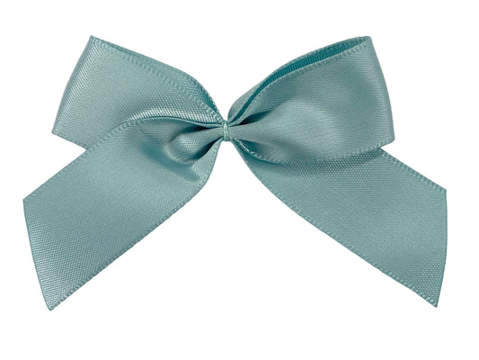 Satin Bow - 65 mm - dark mint