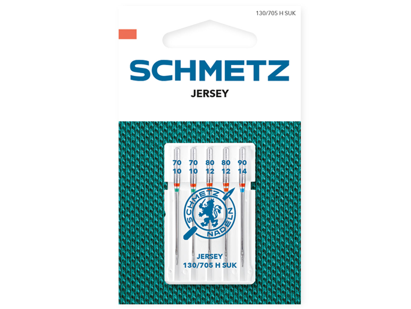 Schmetz - 5 sewing machine needles, jersey needle 130/705 H SUK - NM 70/10-90/14