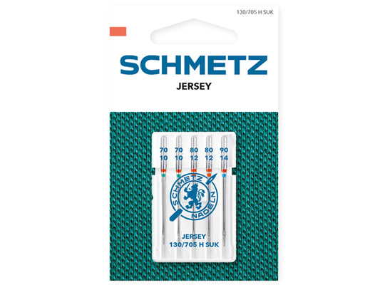 Schmetz - 5 sewing machine needles, jersey needle 130/705 H SUK - NM 70/10-90/14