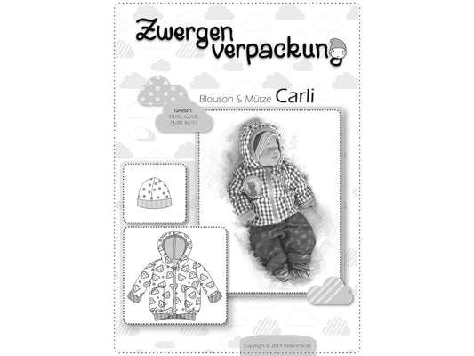 Farbenmix Schnittmuster - Blouson & Mütze - ZwergenVerpackung Carli