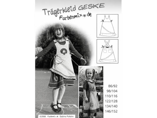 Farbenmix Schnittmuster - Trägerkleid - Geske