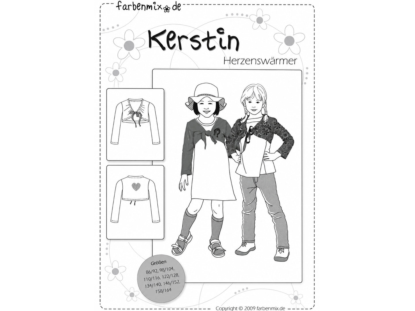 Farbenmix Schnittmuster - Bolerojacke - Kerstin