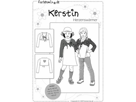 Farbenmix Schnittmuster - Bolerojacke - Kerstin