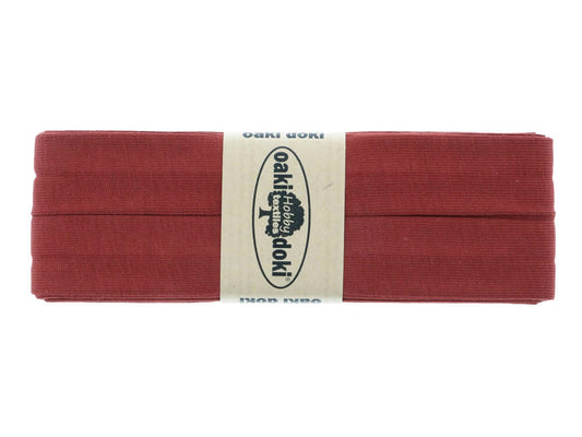 3m Jersey Bias Binding - Viscose - 599 old red