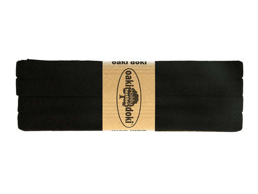 3m Jersey Bias Binding - Viscose - 100 black