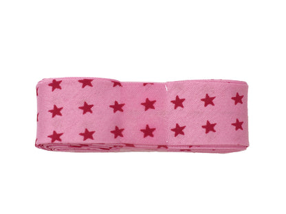 3m Schrägband - Sterne - rosa