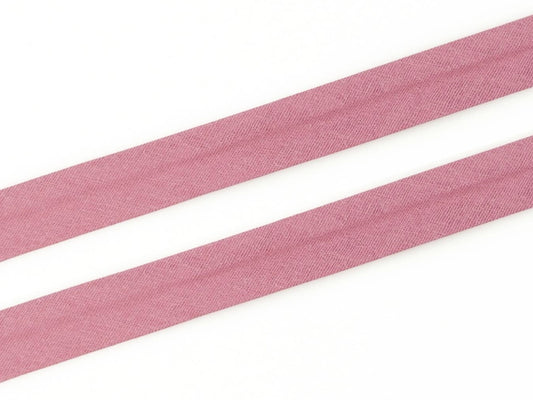 3m Schrägband - Baumwolle 20 mm - altrosa