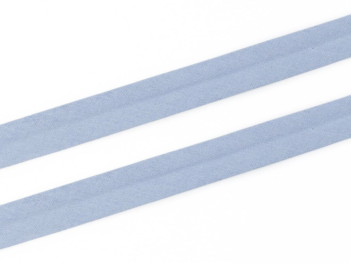 3m Schrägband - Baumwolle 20 mm - helles rauchblau