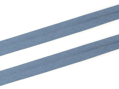 Bias Binding Cotton - 20 mm - stone grey