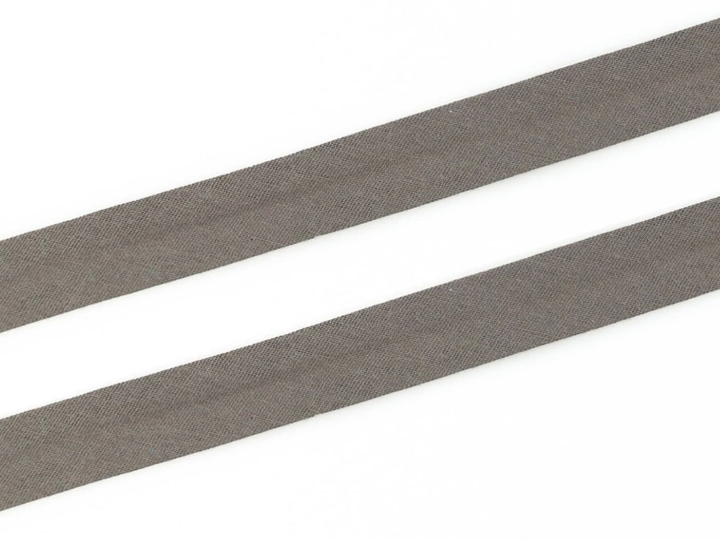 3m Schrägband - Baumwolle 20 mm - steingrau